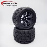 رینگ و لاستیک آنرود تراک 1/10 مدل 108002-Gomme---1-10-Truck---montato---E5-Street-Style-14mm-(4) - تصویر 3